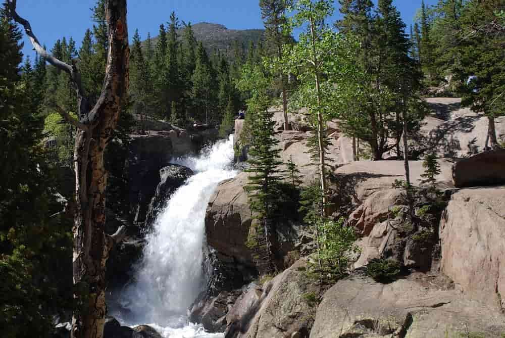 Waterfalls in Rocky Mountain National Park, Alberta Falls  